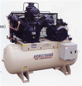 ARMSTRONG H250AC T-32 SERIES HEAVY DUTY AIR COMPRESSOR - Click Image to Close